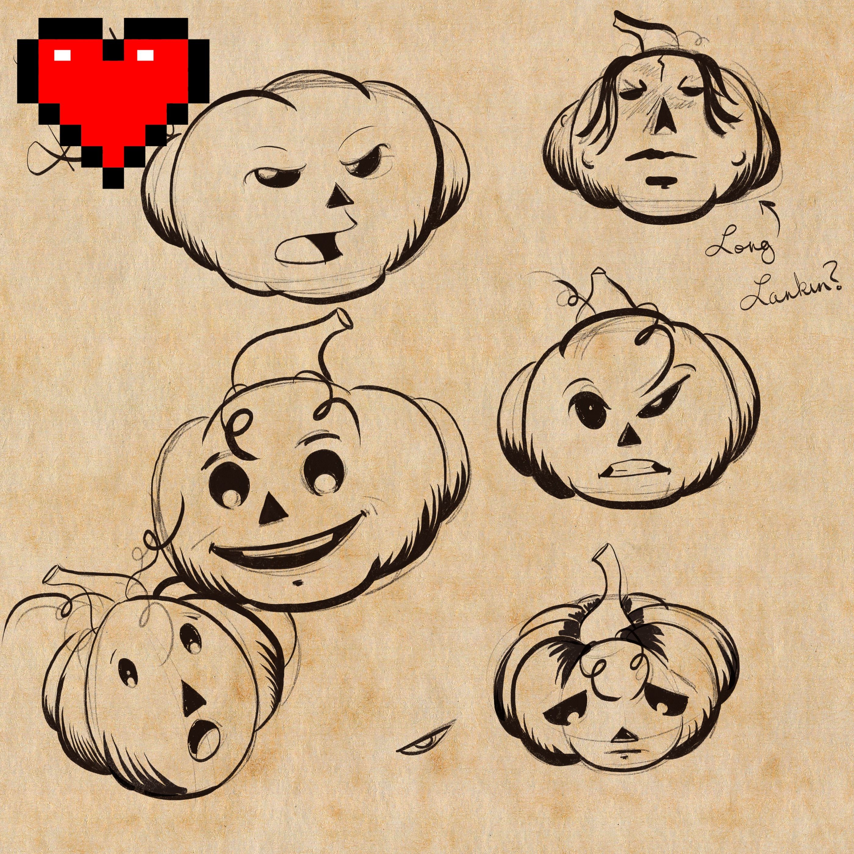 Pumpkin Knight Expressions