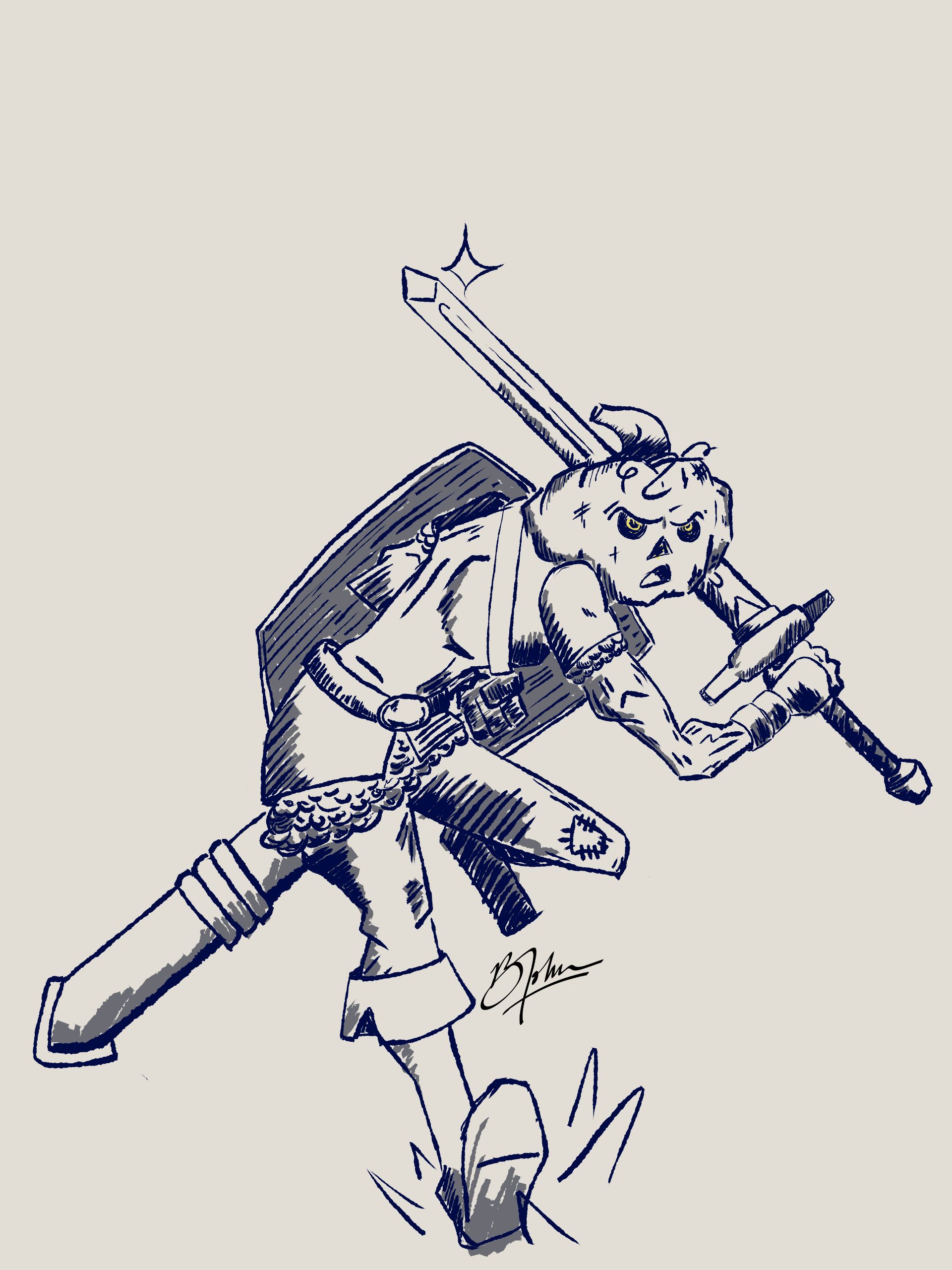 Pumpkin Knight Strike!